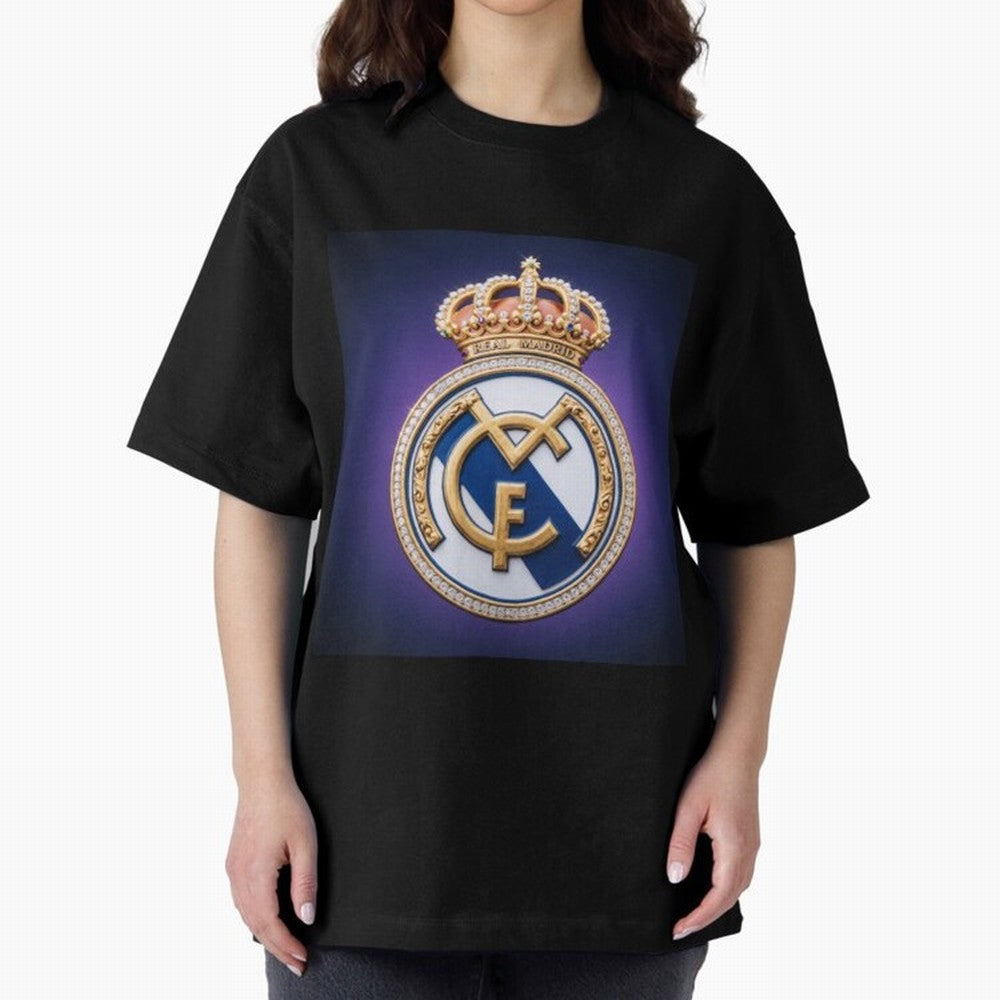 Santiago Bernab¨¦u Oversized T-Shirt Remember FIFA World Cup 2026 USA Canada Mexico Celebrating Haaland and Mbappe, France and Portugal Energy, Sports Nostalgia, International Competition, Famous Players and Unforgettable Victories; Created for