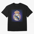 Santiago Bernab¨¦u Oversized T-Shirt Remember FIFA World Cup 2026 USA Canada Mexico Celebrating Haaland and Mbappe, France and Portugal Energy, Sports Nostalgia, International Competition, Famous Players and Unforgettable Victories; Created for