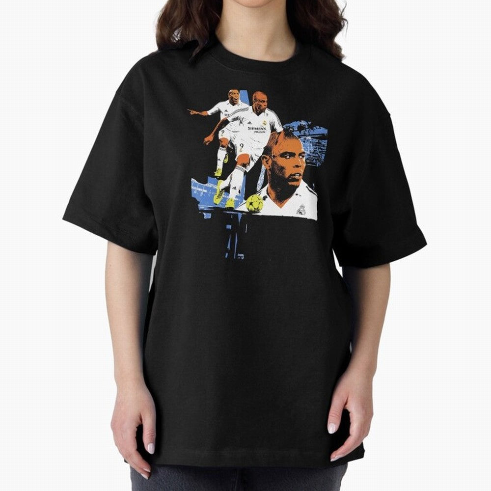 RonaldoO Fen?meno Vintage Football Bootleg Oversized T-Shirt Honor Champions and Dreams in Match Day Hype around FIFA World Cup 2026 Group Stage, CR7 and Messi, Portugal, Spain and Germany, Stadium Chants, National Pride, Trophy Dreams and