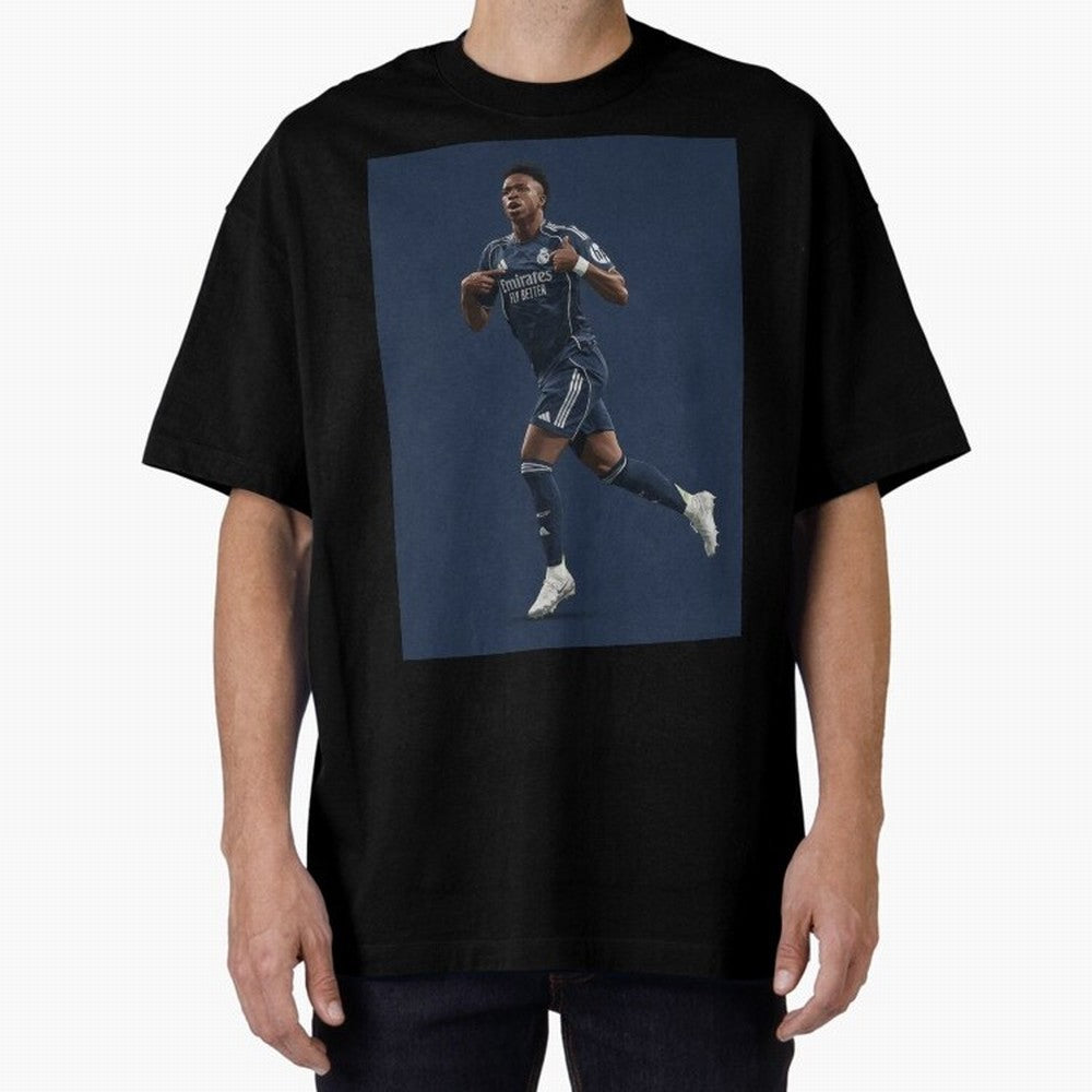 Vini Oversized T-Shirt Create FIFA World Cup 2026 for Fans of Mbappe and Spain and Netherlands, Bringing Stadium Memories, Football Loyalty, International Chants and Championship Tradition; Perfect for Supporters Who Want Bold Football Energy,