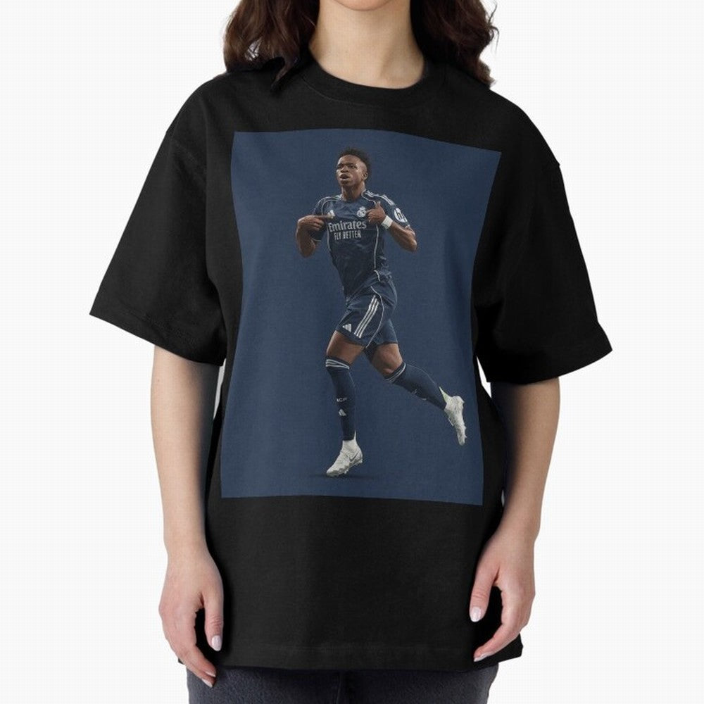 Vini Oversized T-Shirt Create FIFA World Cup 2026 for Fans of Mbappe and Spain and Netherlands, Bringing Stadium Memories, Football Loyalty, International Chants and Championship Tradition; Perfect for Supporters Who Want Bold Football Energy,