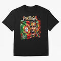 PORTUGAL FOOTBALL TEAM Oversized T-Shirt Refresh Global Football Passion for FIFA World Cup 2026 USA Canada Mexico, Made for Messi, CR7 and Mbappe, Brazil, Champion Mindset, Group Stage Buzz, Knockout Tension and Passionate Fan Culture; Ideal for
