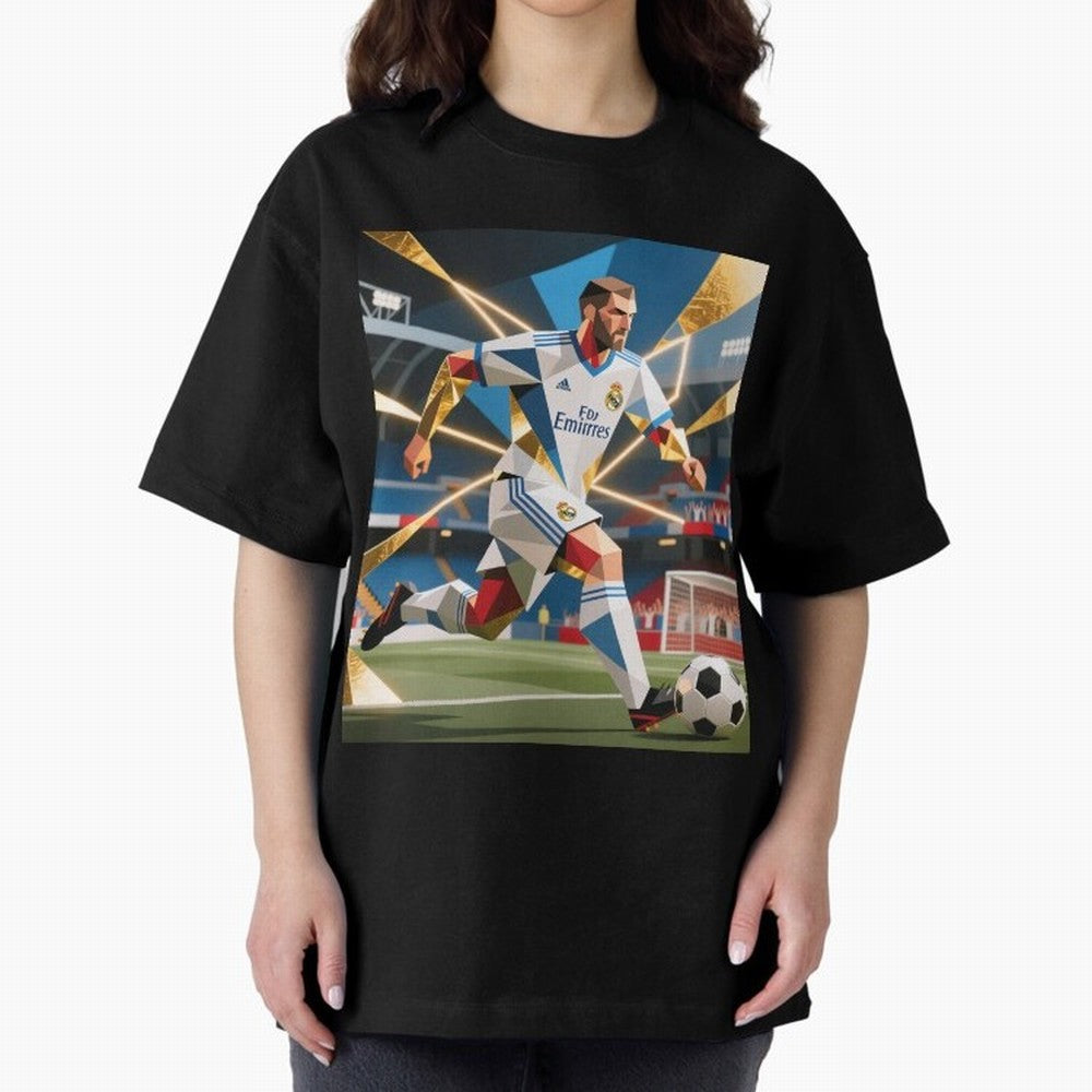 Madridistas Oversized T-Shirt Stand with FIFA World Cup 2026 USA Canada Mexico Spirit, Built around Argentina and Brazil, CR7 and Messi, Game Day Rituals, Football Legends, Country Pride and the Road to the Final; Perfect for Fans, Collectors,