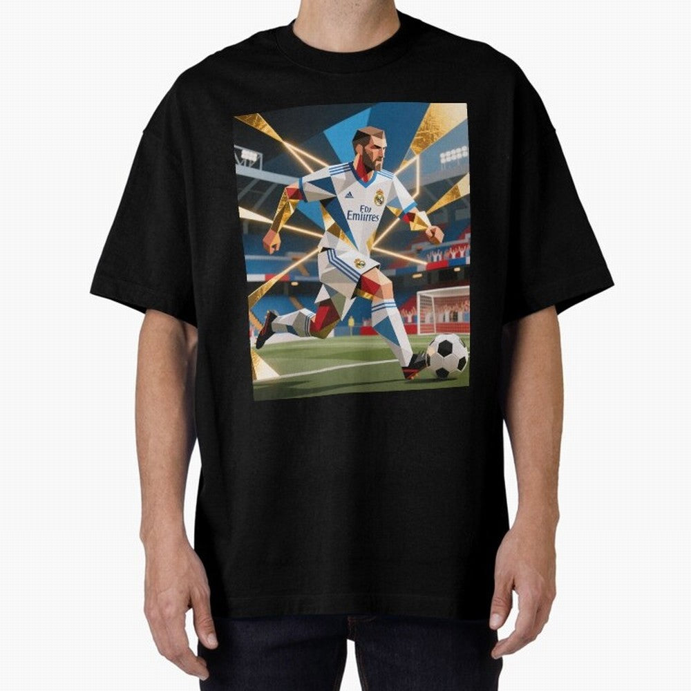 Madridistas Oversized T-Shirt Stand with FIFA World Cup 2026 USA Canada Mexico Spirit, Built around Argentina and Brazil, CR7 and Messi, Game Day Rituals, Football Legends, Country Pride and the Road to the Final; Perfect for Fans, Collectors,
