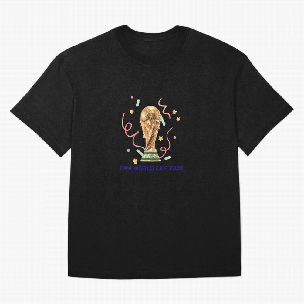 FIFA World Cup 2026 Oversized T-Shirt Celebrate Soccer Greatness during FIFA World Cup 2026 Group Stage Spirit, Built around Brazil, Portugal and Argentina, Messi, CR7 and Mbappe, Football History, Final Match Energy, Crowd Noise and Once in a