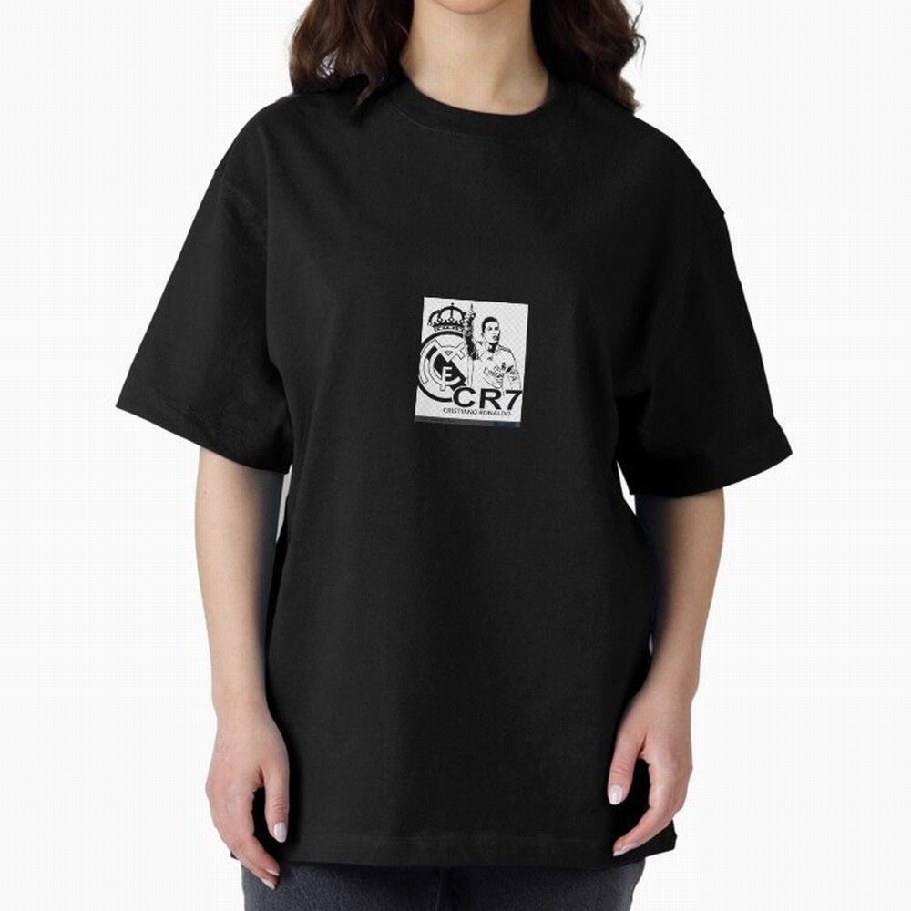 Ronaldo sticker Oversized T-Shirt Bring the FIFA World Cup 2026 Group Stage Journey through Messi and Cristiano Ronaldo Highlights, England and Germany Pride, Classic Soccer Heritage, Championship Pressure, Fan Loyalty and International Pride;