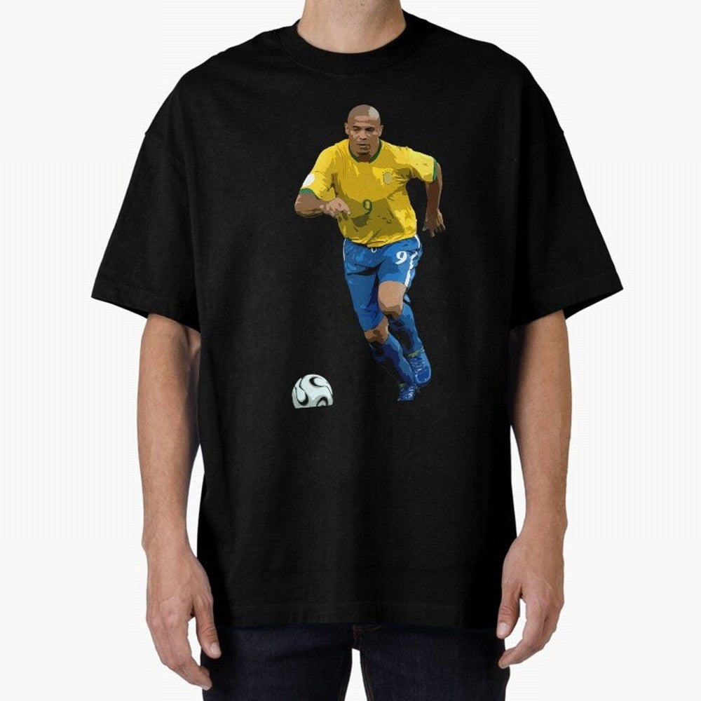 Ronaldo Nazario Oversized T-Shirt Relive the FIFA World Cup 2026 Journey through Neymar Highlights, Netherlands Pride, Game Day Rituals, Football Legends, Country Pride and the Road to the Final; Created for Match Day Parties, Soccer Gifts, Fan