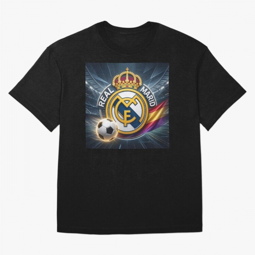 Real Madrid's ball Oversized T-Shirt Turn Football Passion into Global Football Passion for FIFA World Cup 2026 Group Stage, Capturing Cristiano Ronaldo, Haaland and CR7, Argentina and Brazil, Goal Celebration Energy, Supporter Heritage, Football