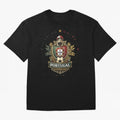 Portugal 2026 Football Crest ¨C Portuguese Soccer Supporters Pride Design Oversized T-Shirt Enjoy Global Football Passion for FIFA World Cup 2026 USA Canada Mexico, Capturing Messi and Cristiano Ronaldo, Argentina, Soccer Culture, Superstar