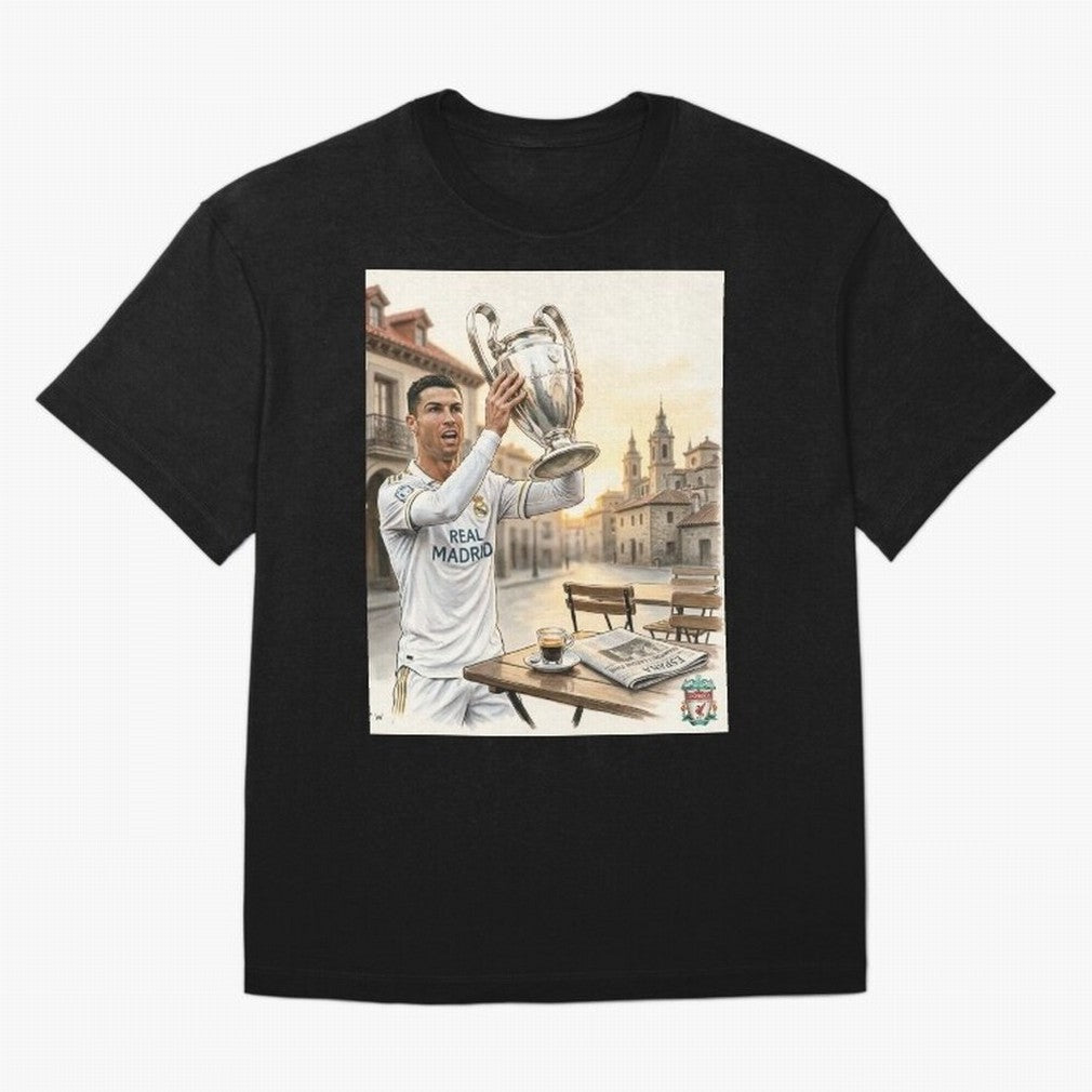 Madrid Oversized T-Shirt Show Your Stadium Side during Global Football Passion for FIFA World Cup 2026 USA Canada Mexico, Driven by Messi, Neymar and Mbappe, Argentina, France and Brazil, Goal Celebration Energy, Supporter Heritage, Football Icons