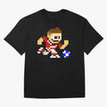 Ronaldo Manchester United (8-bit Football / Soccer Player) Oversized T-Shirt Share Global Football Passion for FIFA World Cup 2026 Group Stage, Driven by CR7 and Messi, Argentina and Brazil, Soccer Culture, Superstar Moments, National Team Dreams