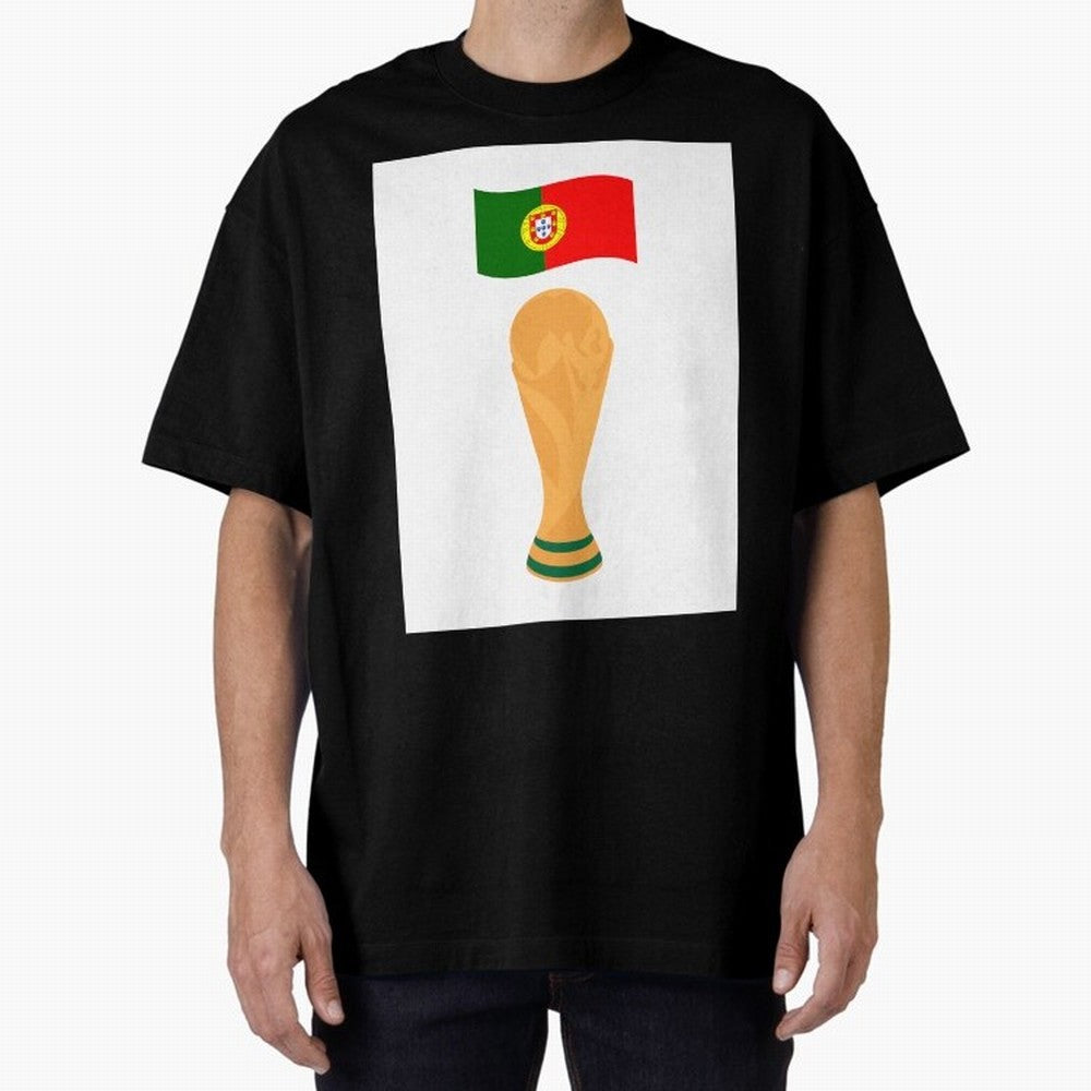 Portugal Football Fan T-Shirt Oversized T-Shirt Bring Match Day Fire to Match Day Hype around FIFA World Cup 2026 USA Canada Mexico, CR7 and Messi, Germany, Soccer Culture, Superstar Moments, National Team Dreams and Competitive Fire; Great for