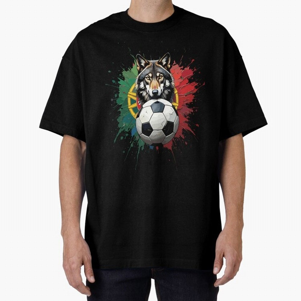 Portugal 2026 Soccer dog - World Cup Football Oversized T-Shirt Live for the Drama of Match Day Hype around FIFA World Cup 2026 Group Stage, Neymar, Argentina, France and Brazil, Tournament Hype, Historic Matchups, Family Viewing Parties and Global