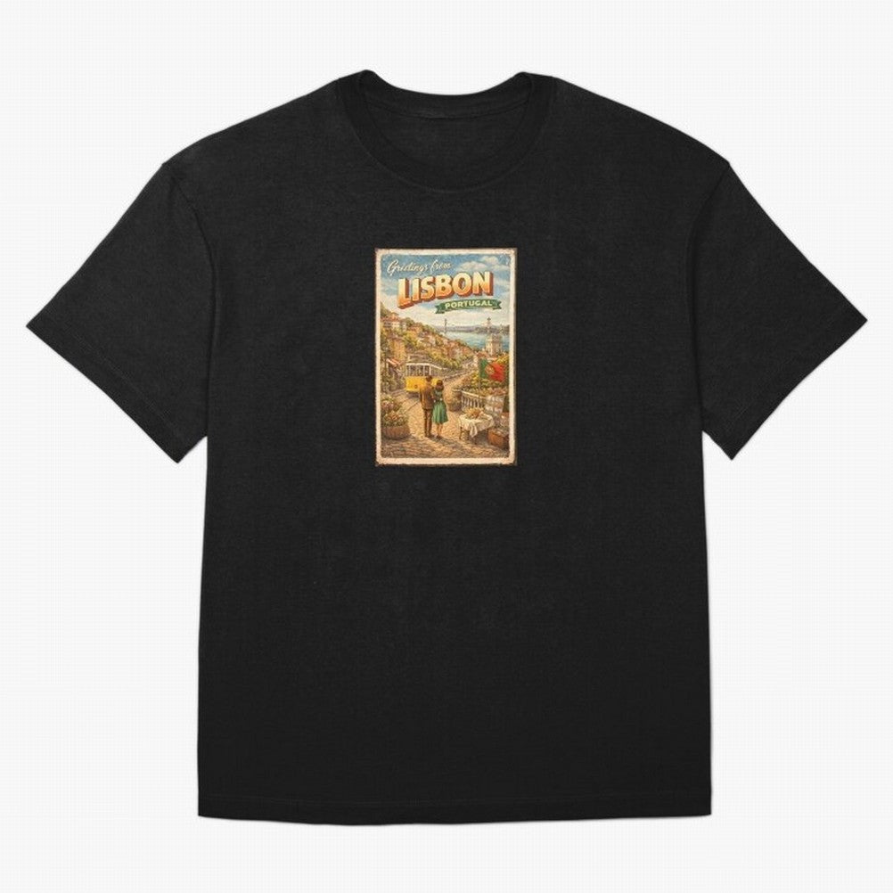 lisbon Oversized T-Shirt Refresh Global Football Passion for FIFA World Cup 2026 USA Canada Mexico, with Cristiano Ronaldo, Haaland and CR7, Portugal, Worldwide Fan Energy, Dramatic Goals, Stadium Lights and Championship Celebrations; Created for