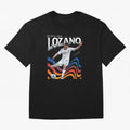Hirving Lozano San Diego Fc Oversized T-Shirt Celebrate the Next Chapter of FIFA World Cup 2026 USA Canada Mexico Centered on Haaland and Mbappe, England and Germany Energy, Worldwide Fan Energy, Dramatic Goals, Stadium Lights and Championship