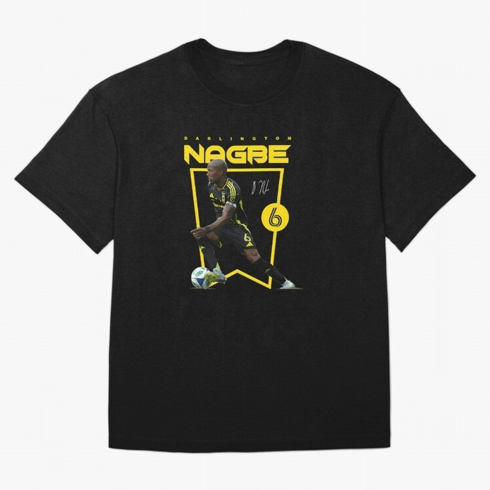 Darlington Nagbe Columbus Crew Oversized T-Shirt Support the Legends of FIFA World Cup 2026 Group Stage for Fans of Messi and Spain and Netherlands, Bringing Match Day Excitement, Supporter Culture, Golden Goals and Global Football Passion; Ideal