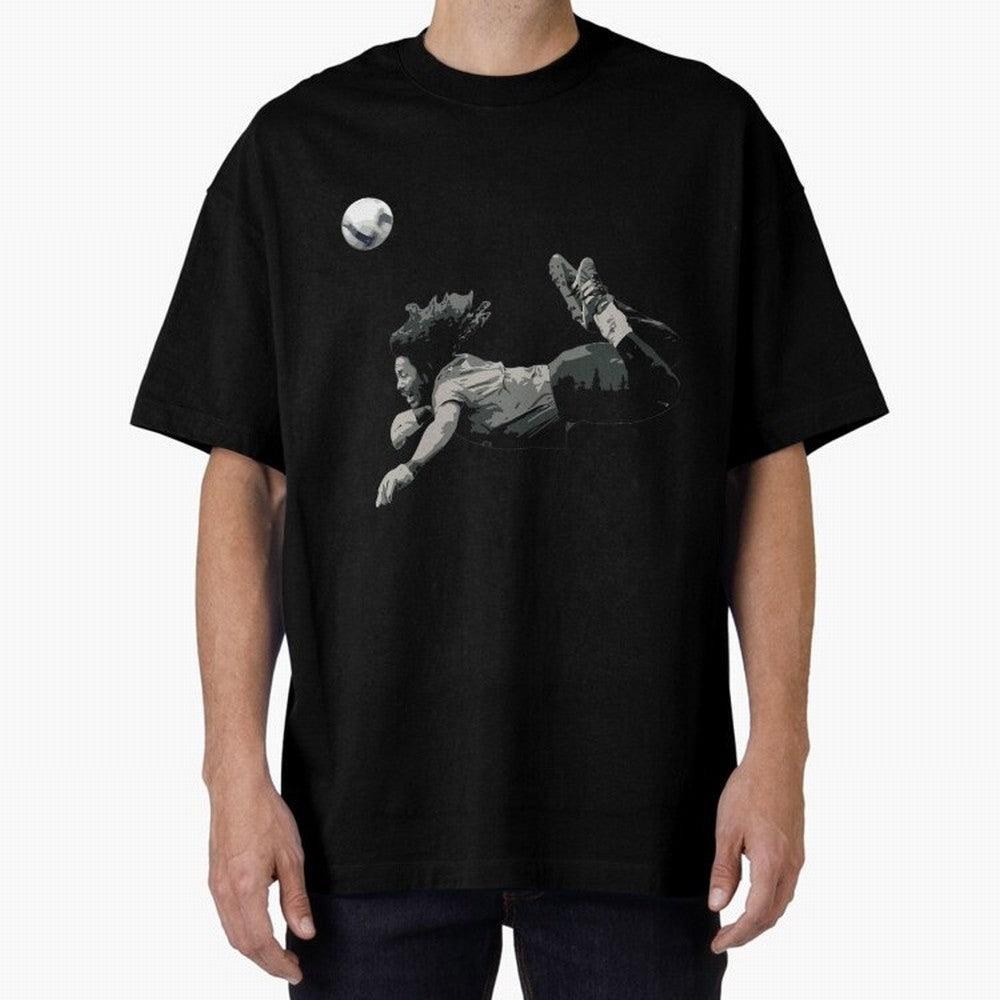 Rene Higuitas Scorpion Kick35 Oversized T-Shirt Celebrate Rivalries and Pride in FIFA World Cup 2026 Connected to Mbappe and Neymar, Spain and Netherlands Energy, Game Day Rituals, Football Legends, Country Pride and the Road to the Final; Built