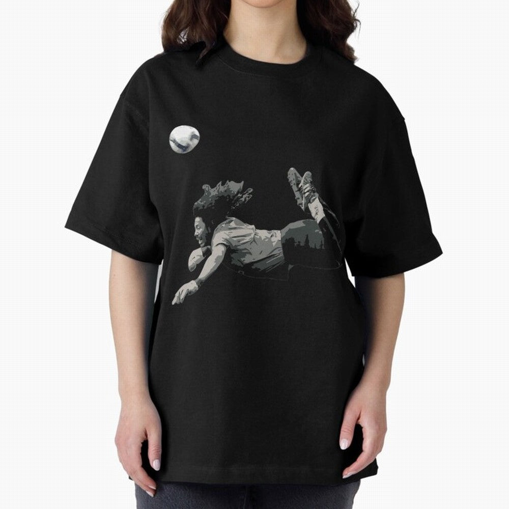 Rene Higuitas Scorpion Kick35 Oversized T-Shirt Celebrate Rivalries and Pride in FIFA World Cup 2026 Connected to Mbappe and Neymar, Spain and Netherlands Energy, Game Day Rituals, Football Legends, Country Pride and the Road to the Final; Built