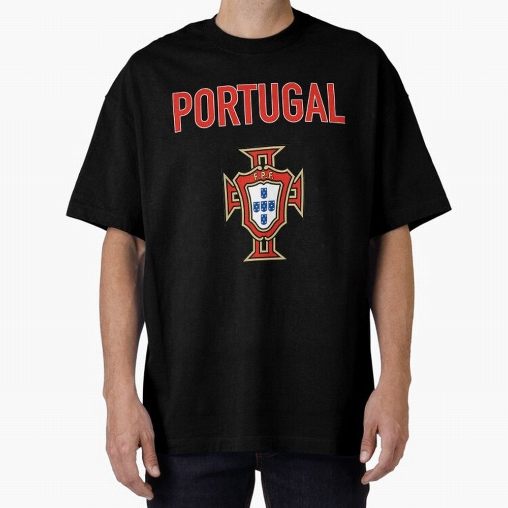 Portugal Oversized T-Shirt Remember the FIFA World Cup 2026 Journey through CR7 and Messi Highlights, Argentina and Brazil Pride, Stadium Memories, Football Loyalty, International Chants and Championship Tradition; Ideal for Passionate Fans Who