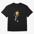 Legends Of The Beautiful Game Cartoon Collection Legends Socrates Cartoon Artwork9 Oversized T-Shirt Fuel the Hype around the FIFA World Cup 2026 Group Stage Journey through Neymar, Haaland and Cristiano Ronaldo Highlights, Brazil, Portugal and