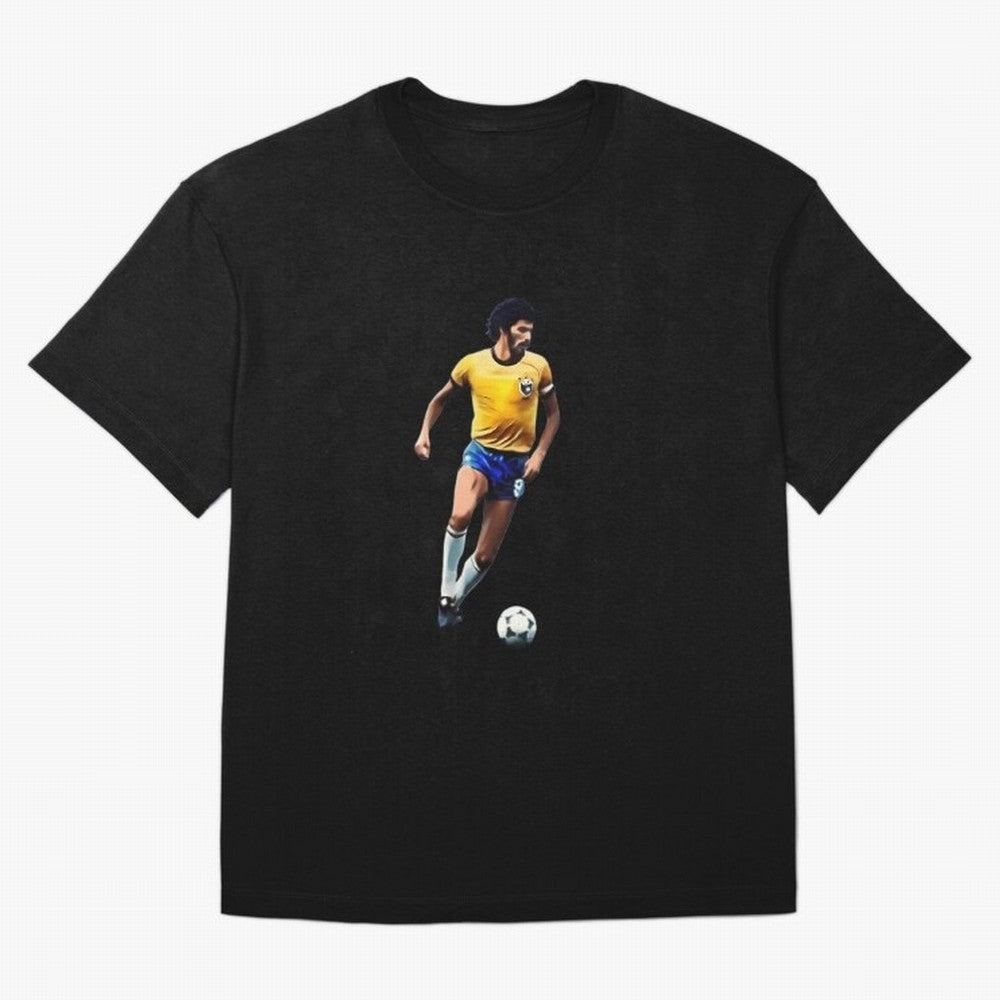 Legends Of The Beautiful Game Cartoon Collection Legends Socrates Cartoon Artwork9 Oversized T-Shirt Fuel the Hype around the FIFA World Cup 2026 Group Stage Journey through Neymar, Haaland and Cristiano Ronaldo Highlights, Brazil, Portugal and