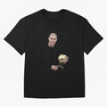Ronaldo Iconic Ballon d¡¯Or Football Art Oversized T-Shirt Show Up for the Glory of Match Day Hype around FIFA World Cup 2026, CR7 and Messi, Portugal, Spain and Germany, Vintage Soccer Flavor, Modern Football Stars, National Flags and Final Night