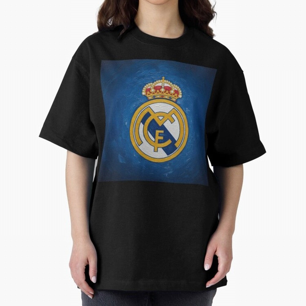 Real Madrid FC - Painting Oversized T-Shirt Make Your Look Match Match Day Hype around FIFA World Cup 2026 USA Canada Mexico, Haaland, Brazil, Portugal and Argentina, Classic Soccer Heritage, Championship Pressure, Fan Loyalty and International