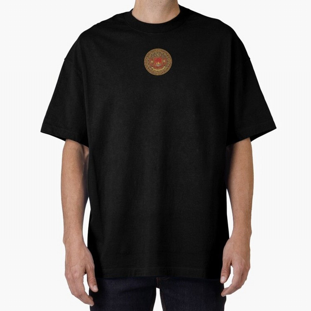 The Crimson Dominion Oversized T-Shirt Honor the Football Icons of Match Day Hype around FIFA World Cup 2026 Group Stage, Mbappe and Neymar, Brazil, Portugal and Argentina, Goal Celebration Energy, Supporter Heritage, Football Icons and Worldwide