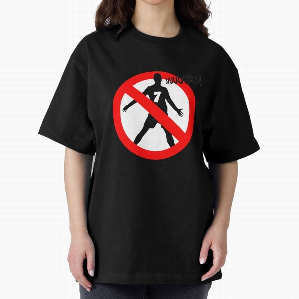 No Siiuuu Number 7 Soccer Meme Oversized T-Shirt Share the FIFA World Cup 2026 Group Stage Journey through Mbappe Highlights, Germany Pride, Goal Celebration Energy, Supporter Heritage, Football Icons and Worldwide Tournament Joy; Ideal for