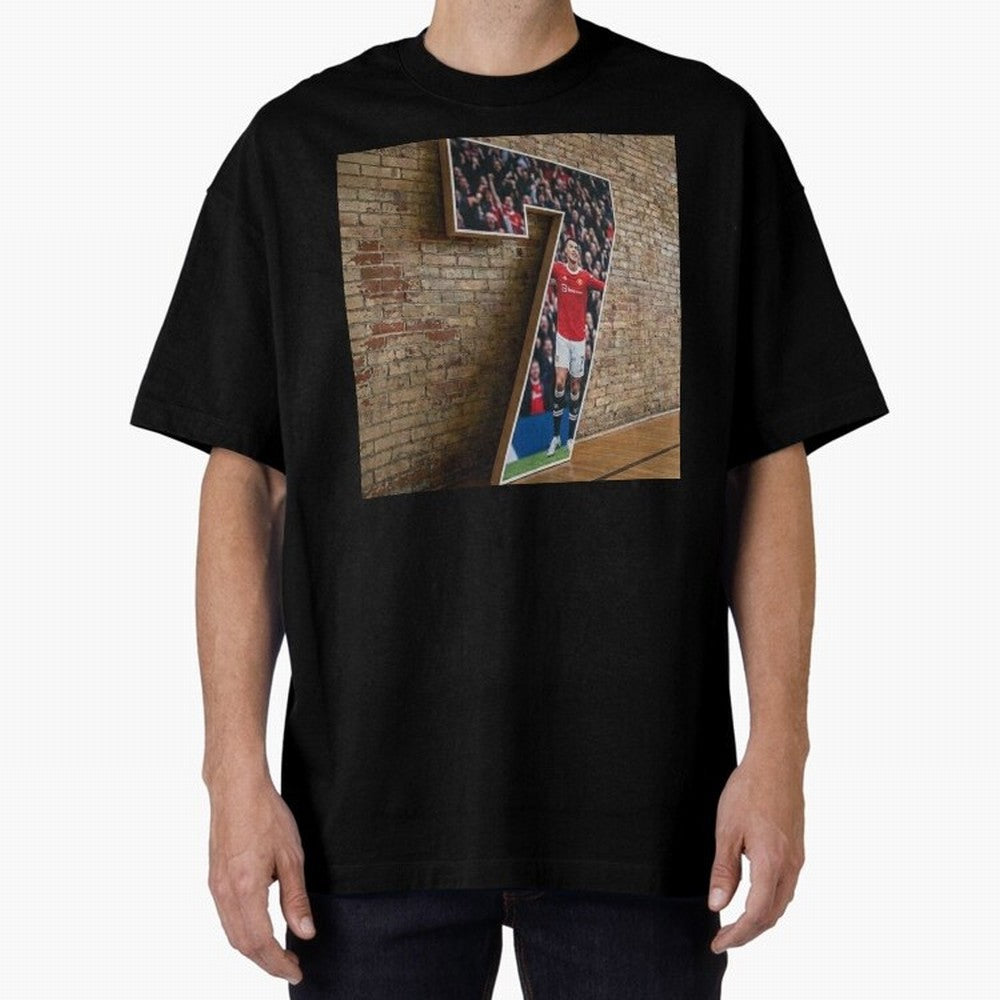 number 7 Oversized T-Shirt Turn Up for FIFA World Cup 2026 Group Stage Capturing Neymar, Spain and Netherlands Energy, Soccer Culture, Superstar Moments, National Team Dreams and Competitive Fire; Ideal for Fans Who Follow Messi, Cristiano Ronaldo,