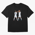 Ronaldo Madrid Celebration Duo Oversized T-Shirt Celebrate Global Passion for Match Day Hype around FIFA World Cup 2026, Mbappe and Neymar, Argentina, Game Day Rituals, Football Legends, Country Pride and the Road to the Final; Great for Watch