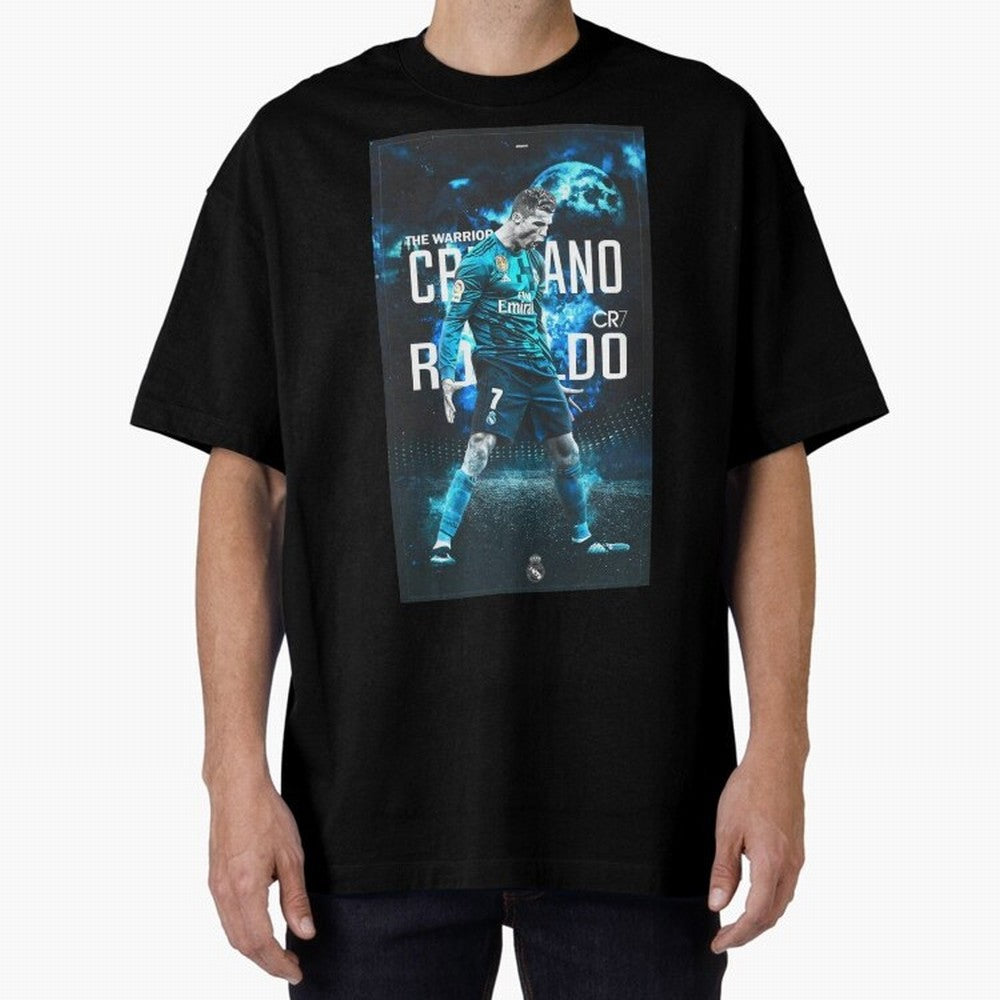 Ronaldo Oversized T-Shirt Stand Out with Spirit from FIFA World Cup 2026 Group Stage Spirit, with Brazil, Haaland, Football Passion, Legendary Performances, Festival Vibes and Supporter Community; Perfect for Supporters Who Want Bold Football