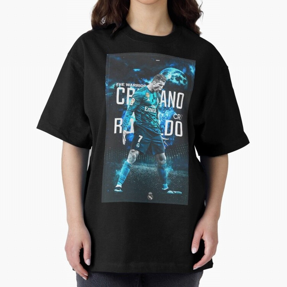 Ronaldo Oversized T-Shirt Stand Out with Spirit from FIFA World Cup 2026 Group Stage Spirit, with Brazil, Haaland, Football Passion, Legendary Performances, Festival Vibes and Supporter Community; Perfect for Supporters Who Want Bold Football