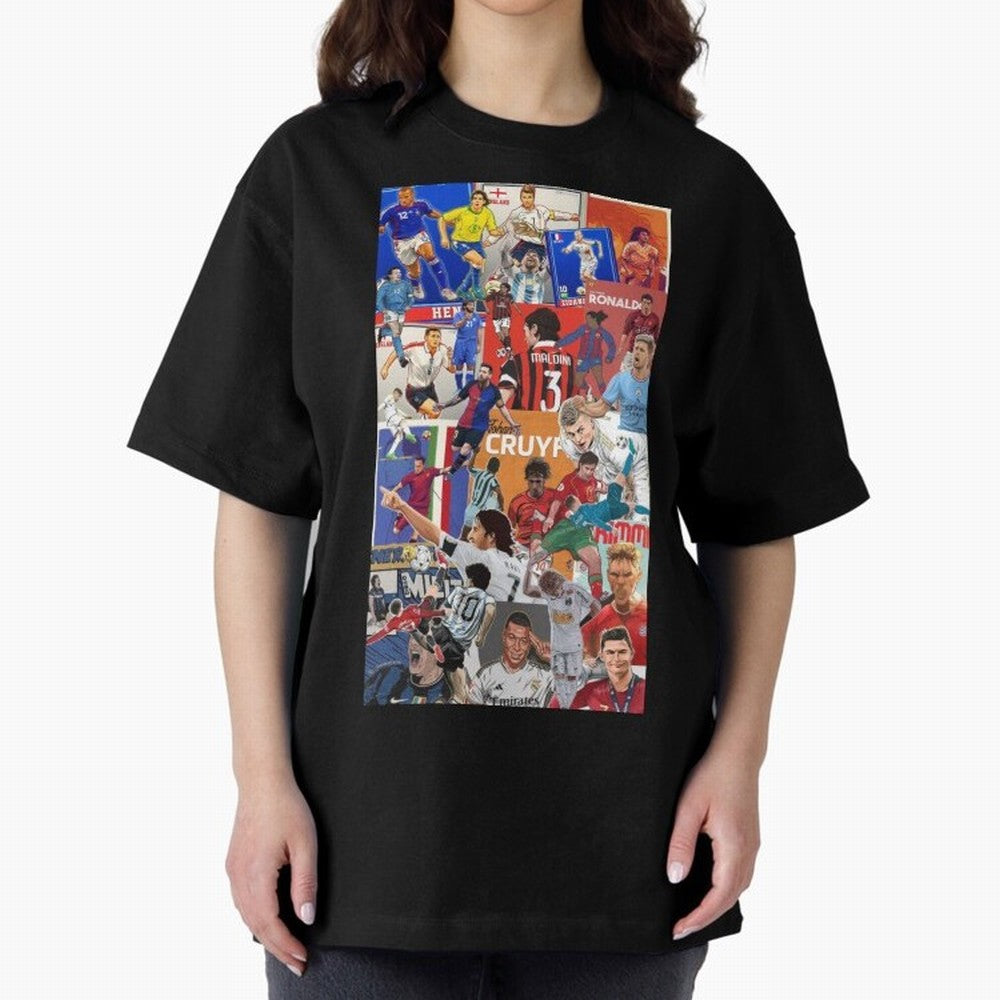 The Greats Oversized T-Shirt Step into FIFA World Cup 2026 Group Stage for Fans of Haaland and Mbappe and Portugal, Bringing Classic Soccer Heritage, Championship Pressure, Fan Loyalty and International Pride; Made for Die Hard Supporters, Soccer