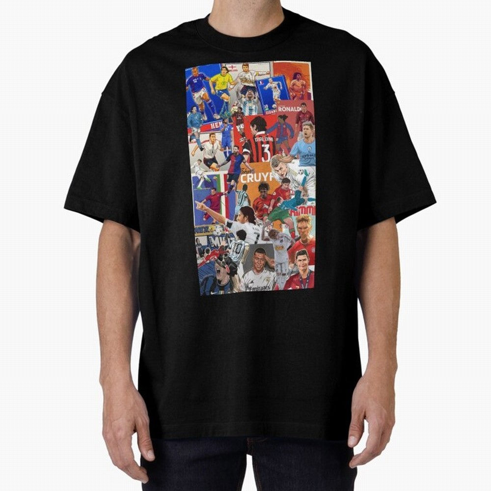 The Greats Oversized T-Shirt Step into FIFA World Cup 2026 Group Stage for Fans of Haaland and Mbappe and Portugal, Bringing Classic Soccer Heritage, Championship Pressure, Fan Loyalty and International Pride; Made for Die Hard Supporters, Soccer