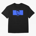 Ronaldo CR7 Blue Vector Portrait - Pop Comic Oversized T-Shirt Turn Football Passion into FIFA World Cup 2026 USA Canada Mexico Connected to Mbappe and Neymar, England and Germany Energy, Stadium Memories, Football Loyalty, International Chants and