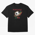 Camiseta Portugal 2026 - Bola de Futebol e Design Galo de Barcelos. Oversized T-Shirt Represent Football Lovers during the FIFA World Cup 2026 Journey through Messi, CR7 and Mbappe Highlights, Argentina Pride, Sports Nostalgia, International