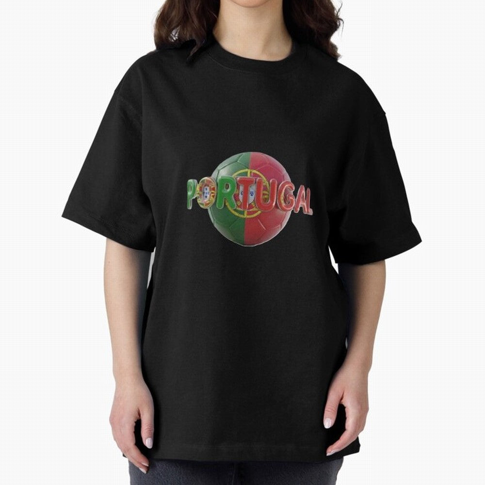 Portugal Soccer World Cup Oversized T-Shirt Relive FIFA World Cup 2026 Group Stage Made for Messi, Neymar and Mbappe, Spain Energy, Stadium Memories, Football Loyalty, International Chants and Championship Tradition; Built for Supporters Chasing