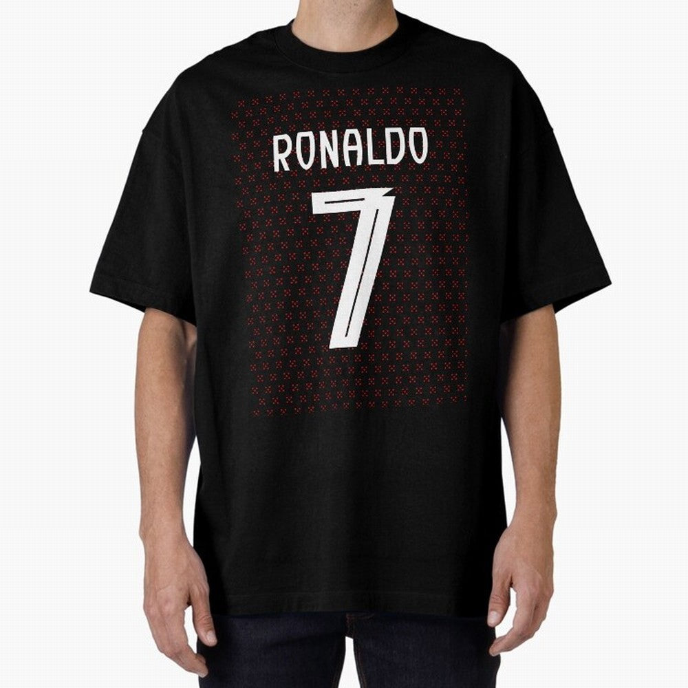Christiano Ronaldo Portugal Kit 2025 Oversized T-Shirt Bring Champion Energy into Global Football Passion for FIFA World Cup 2026, Connected to Haaland and Mbappe, Netherlands, Stadium Chants, National Pride, Trophy Dreams and Unforgettable