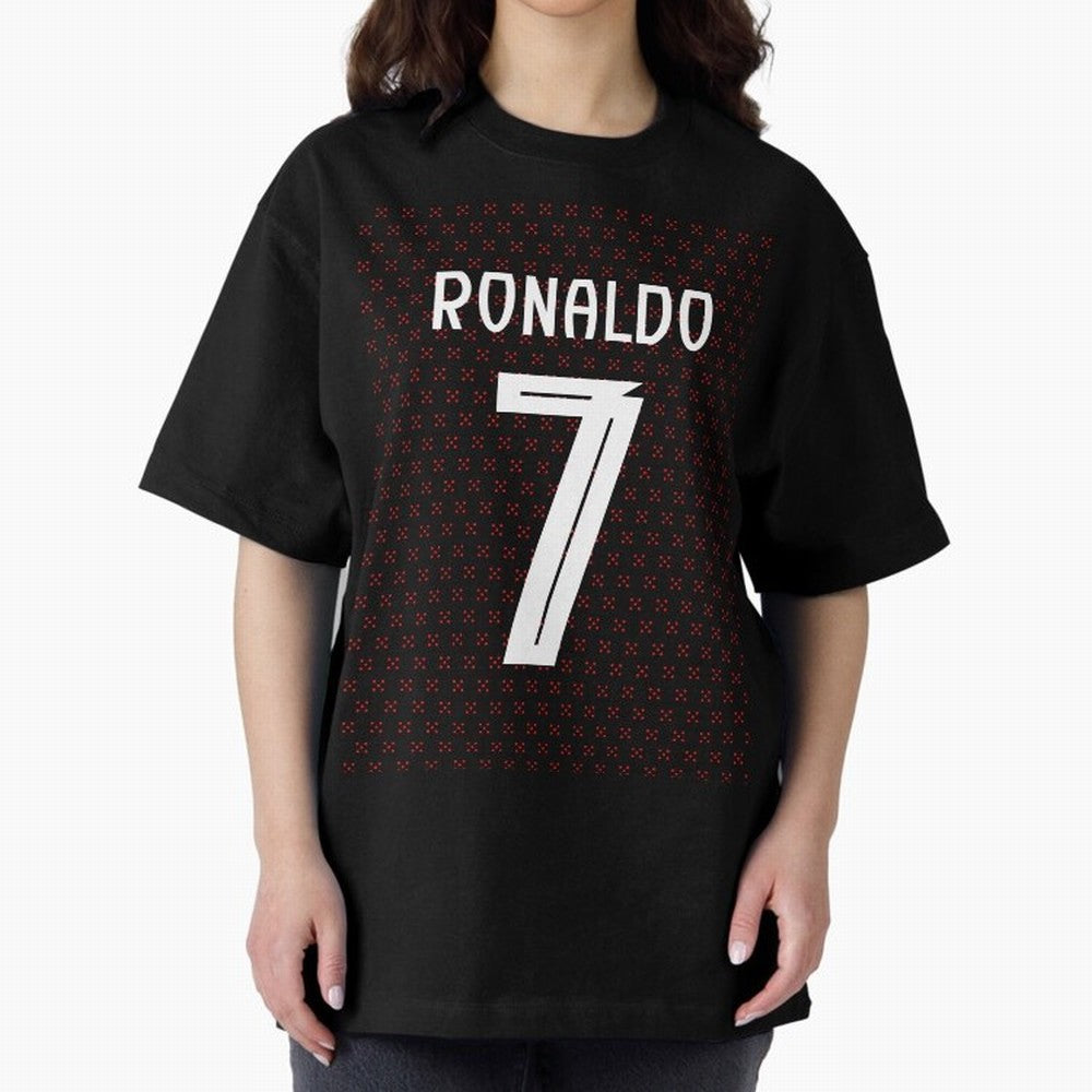 Christiano Ronaldo Portugal Kit 2025 Oversized T-Shirt Bring Champion Energy into Global Football Passion for FIFA World Cup 2026, Connected to Haaland and Mbappe, Netherlands, Stadium Chants, National Pride, Trophy Dreams and Unforgettable