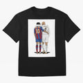 Ronaldinho & Ronaldo R9 Classic Football Legend - La Liga Derby Oversized T-Shirt Show Your Tournament Heart for FIFA World Cup 2026 USA Canada Mexico for Fans of Messi and Spain, Bringing Football Passion, Legendary Performances, Festival Vibes