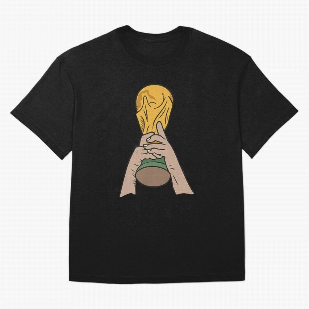 Trophy Oversized T-Shirt Show Your Tournament Heart for FIFA World Cup 2026 Group Stage for Fans of Mbappe and Neymar and Portugal, Spain and Germany, Bringing Fan Favorite Moments, National Team Passion, Big Match Drama and Soccer History; Built
