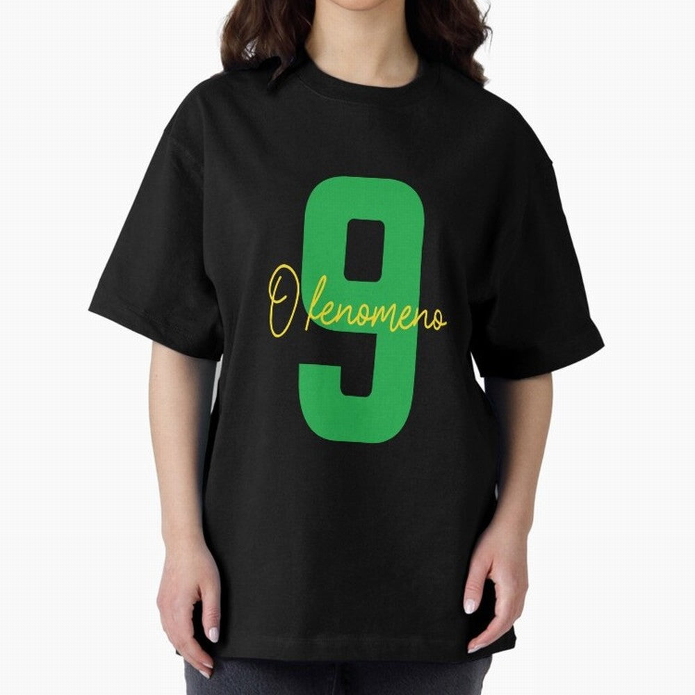 Ronaldo ¡°O Fen?meno¡± 9 Football tshirt Oversized T-Shirt Experience the Global Stage of FIFA World Cup 2026 Group Stage for Fans of Cristiano Ronaldo, Haaland and CR7 and Brazil, Portugal and Argentina, Bringing Global Supporter Spirit, Legendary