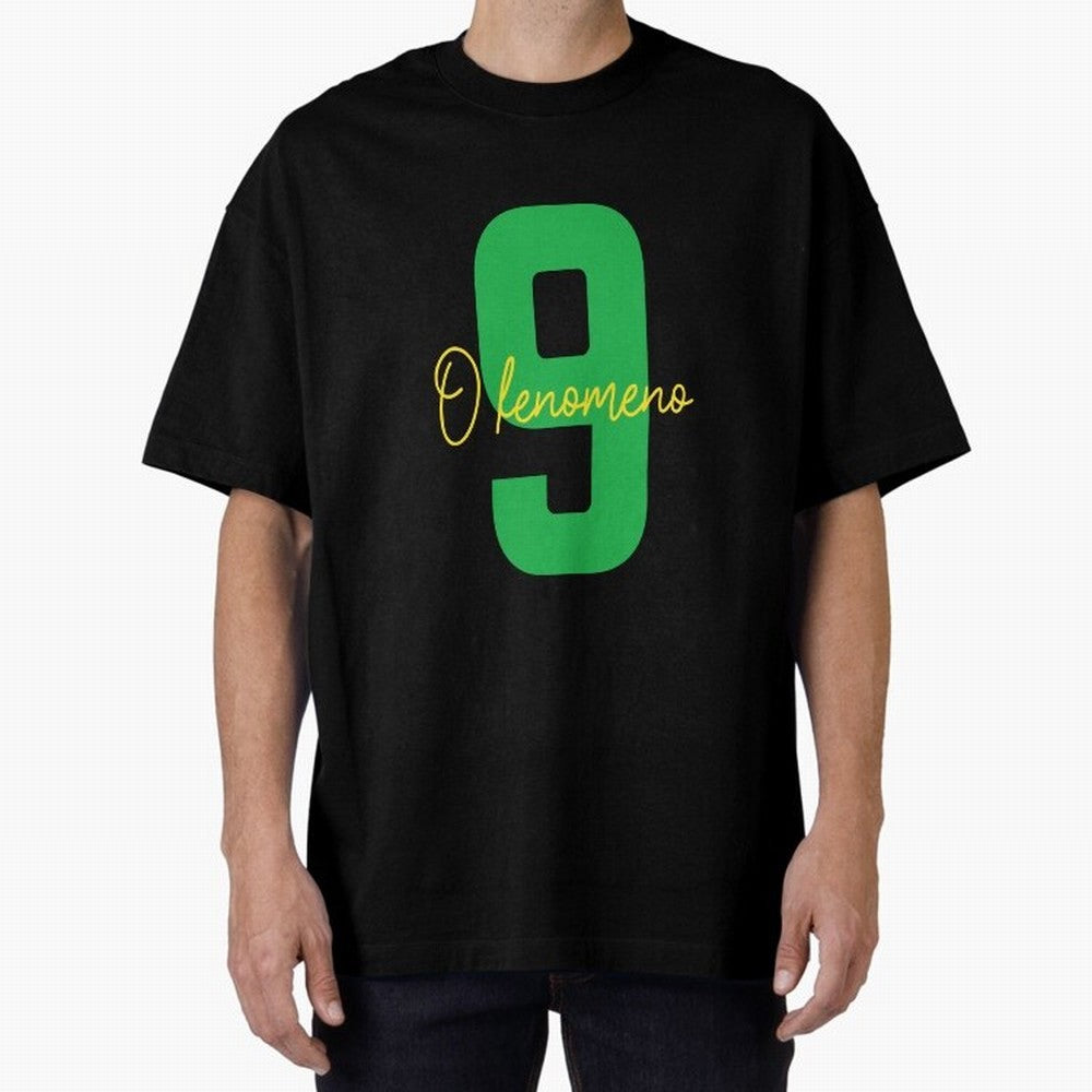 Ronaldo ¡°O Fen?meno¡± 9 Football tshirt Oversized T-Shirt Experience the Global Stage of FIFA World Cup 2026 Group Stage for Fans of Cristiano Ronaldo, Haaland and CR7 and Brazil, Portugal and Argentina, Bringing Global Supporter Spirit, Legendary