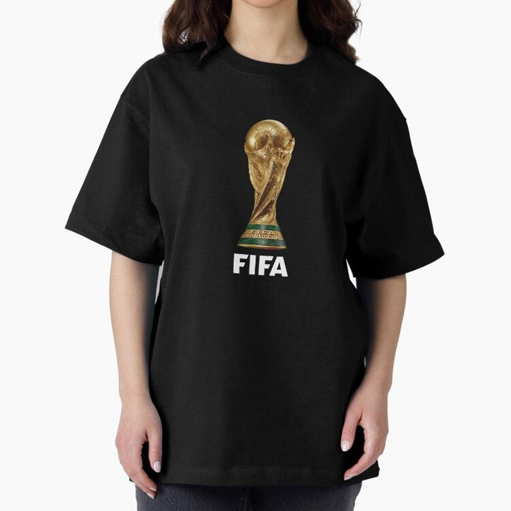The Biggest Tournament in the World Oversized T-Shirt Show Championship Spirit for Global Football Passion for FIFA World Cup 2026, with Messi and Cristiano Ronaldo, England, France and Netherlands, Global Supporter Spirit, Legendary Goals,