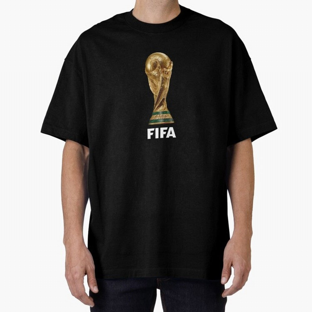 The Biggest Tournament in the World Oversized T-Shirt Show Championship Spirit for Global Football Passion for FIFA World Cup 2026, with Messi and Cristiano Ronaldo, England, France and Netherlands, Global Supporter Spirit, Legendary Goals,