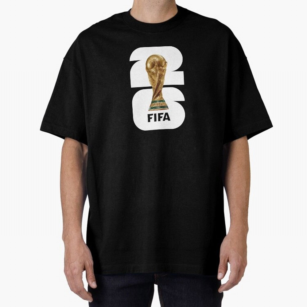 The Biggest Tournament in the World Oversized T-Shirt Elevate FIFA World Cup 2026 Group Stage for Fans of Neymar, Haaland and Cristiano Ronaldo and Germany, Bringing Match Day Excitement, Supporter Culture, Golden Goals and Global Football Passion;