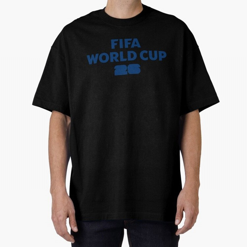 The Biggest Tournament in the World Oversized T-Shirt Carry the Dream of FIFA World Cup 2026 Driven by CR7, Argentina Energy, Tournament Hype, Historic Matchups, Family Viewing Parties and Global Sports Pride; Perfect for Supporters Who Want Bold