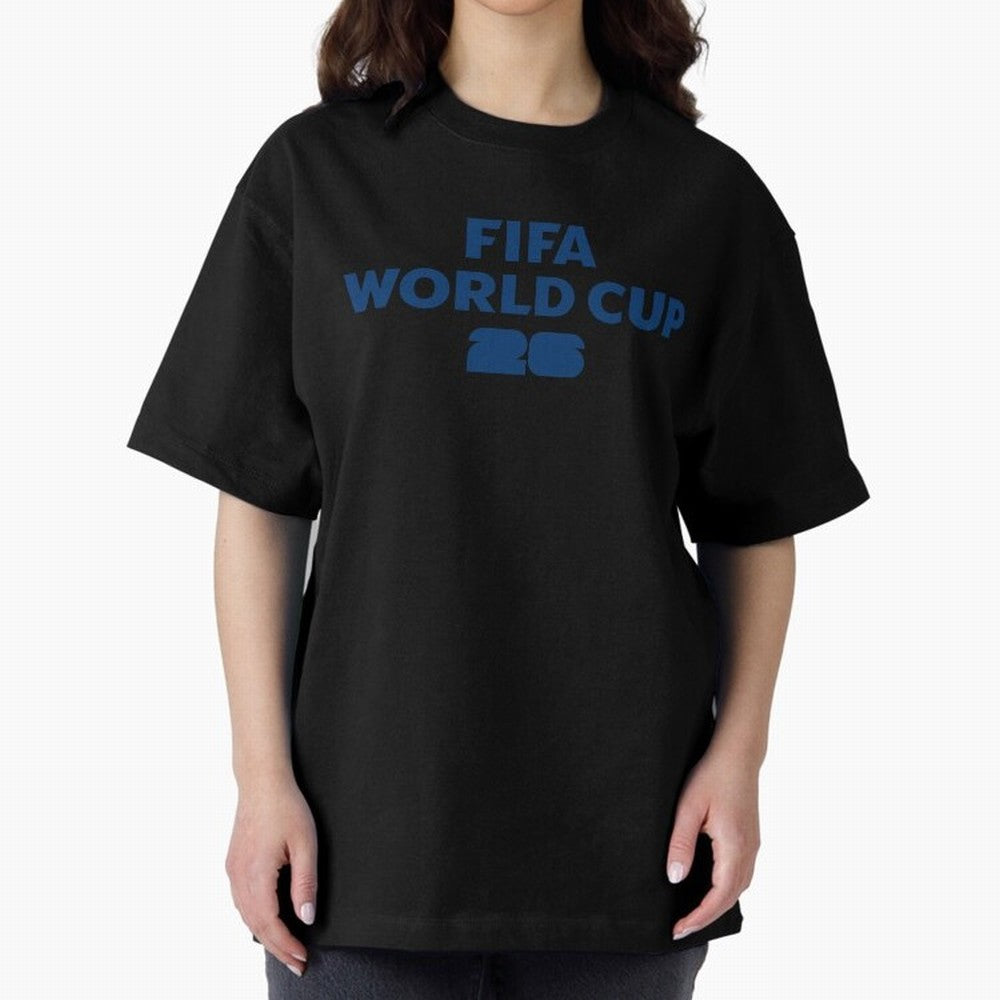 The Biggest Tournament in the World Oversized T-Shirt Carry the Dream of FIFA World Cup 2026 Driven by CR7, Argentina Energy, Tournament Hype, Historic Matchups, Family Viewing Parties and Global Sports Pride; Perfect for Supporters Who Want Bold
