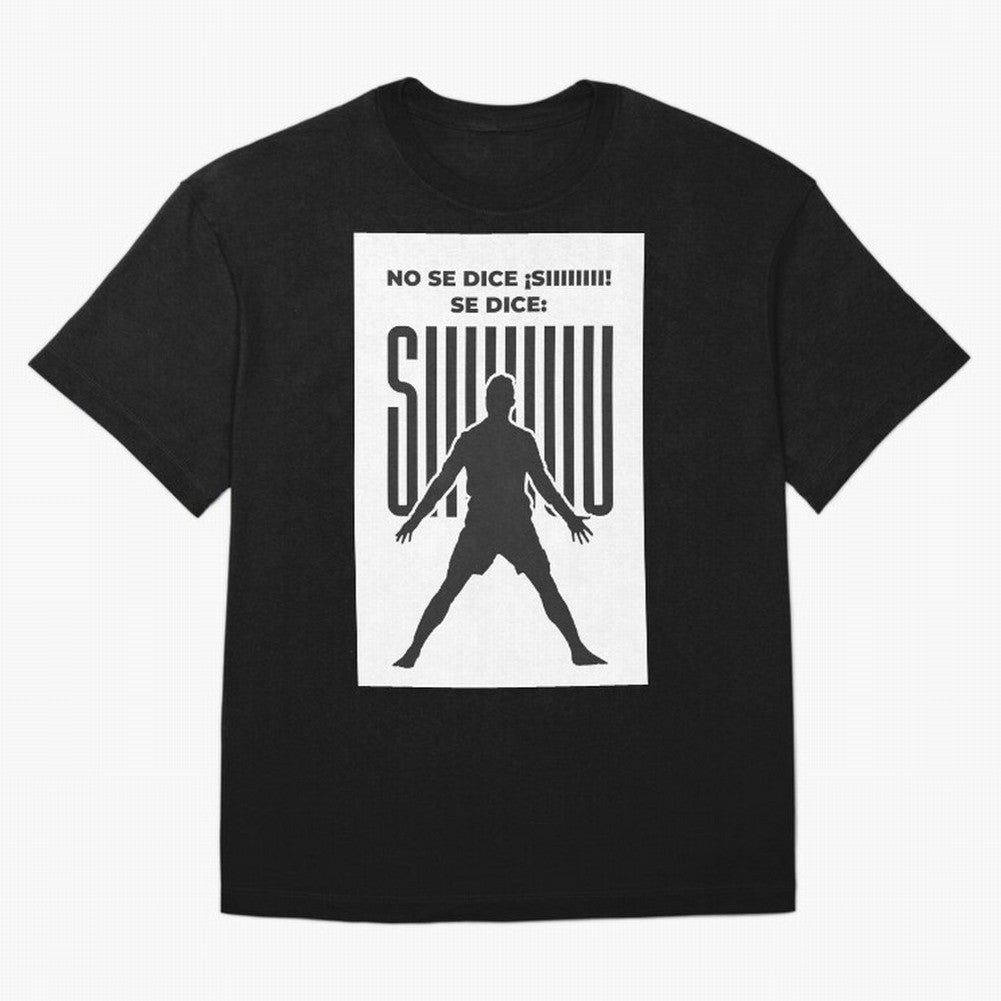 SIUUU - RONALDO Oversized T-Shirt Relive the Noise and Pride of FIFA World Cup 2026 USA Canada Mexico for Fans of Cristiano Ronaldo and Spain, Bringing Championship Spirit, Famous Goals, Roaring Crowds and International Football Unity; Made for Die